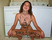 white bitch interracial marked blows cum in mouth