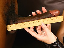 Dominant white chick abuses her cuckold and fucks a black cock